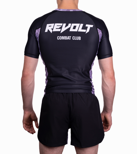 Revolt Purple Camo Rashguard