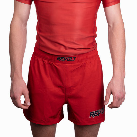 Revolt Red Fight Shorts