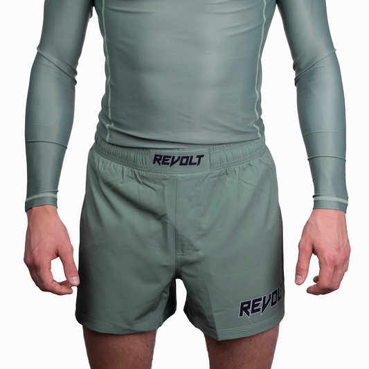 Revolt Green Fight Shorts