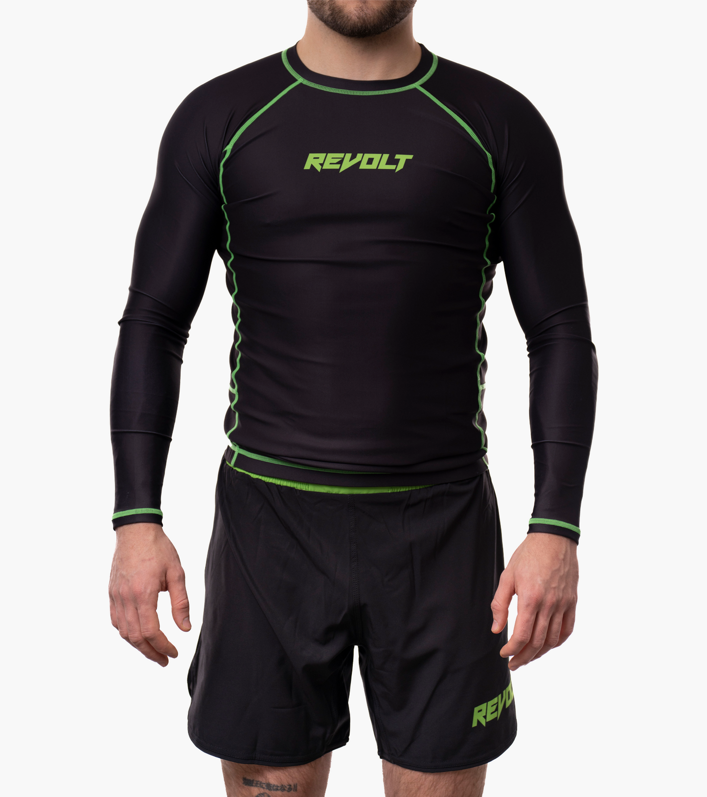Revolt Green ELLIPSE Rashguard