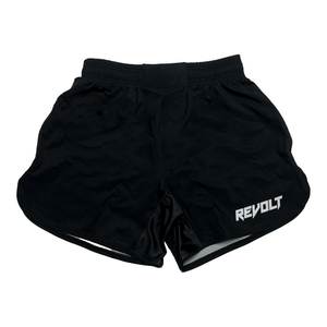 Revolt Basic Black Fight Shorts