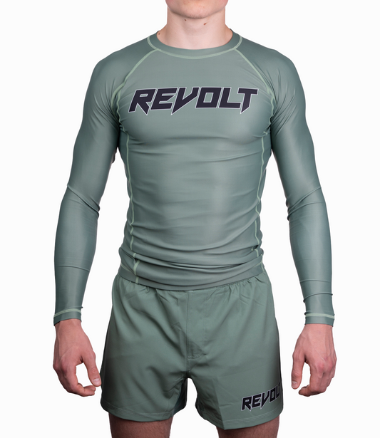 Revolt Green Rashguard