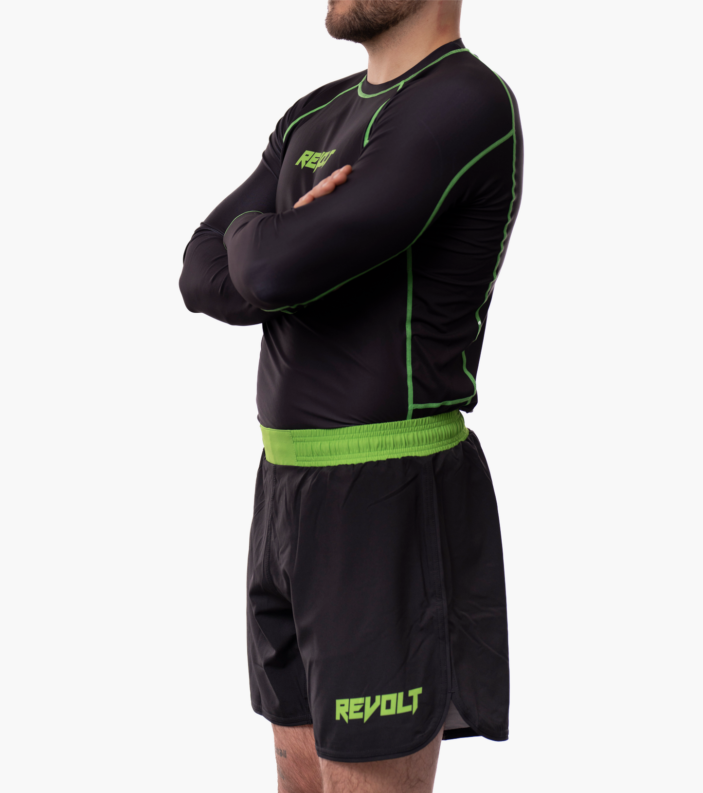 Revolt Green ELLIPSE Rashguard
