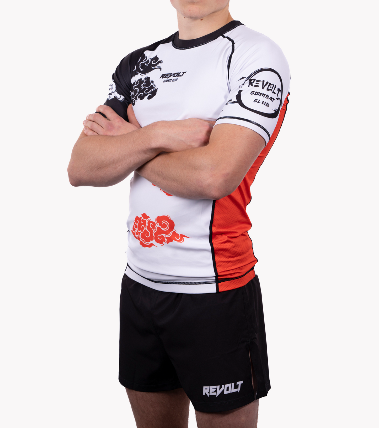 Revolt White CLOUD Rashguard