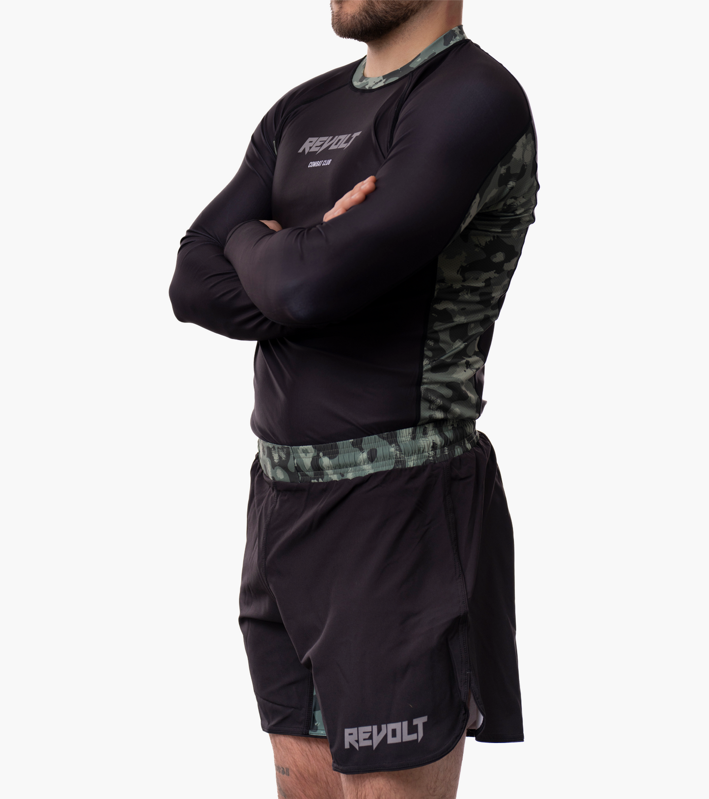 Revolt SWAMP Camo Rashguard
