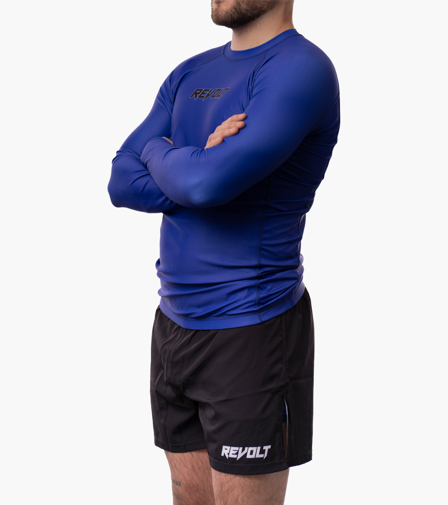 Revolt Basic Blue Rashguard