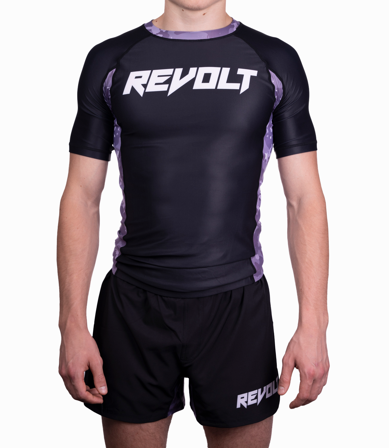Revolt Purple Camo Rashguard