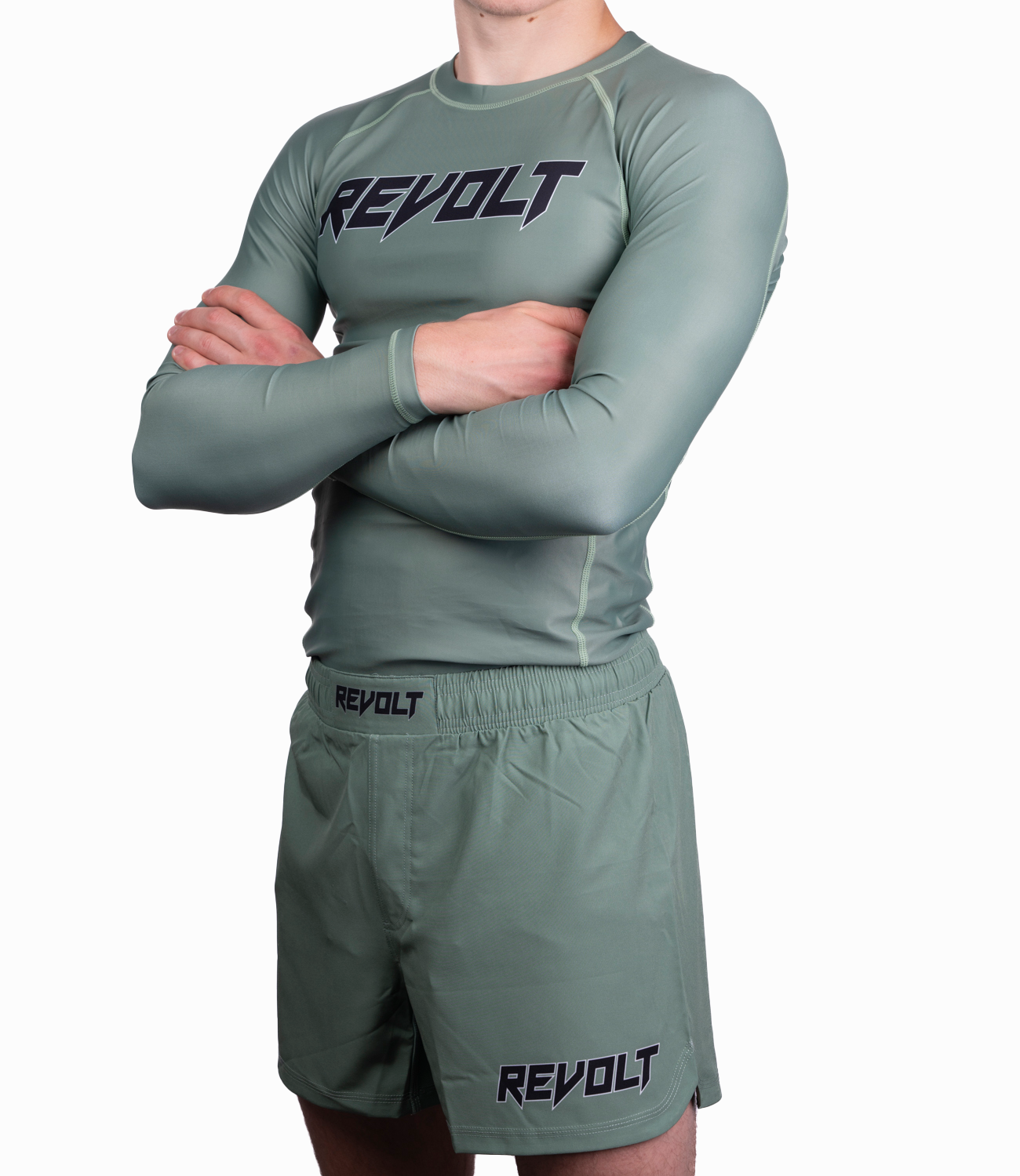 Revolt Green Rashguard