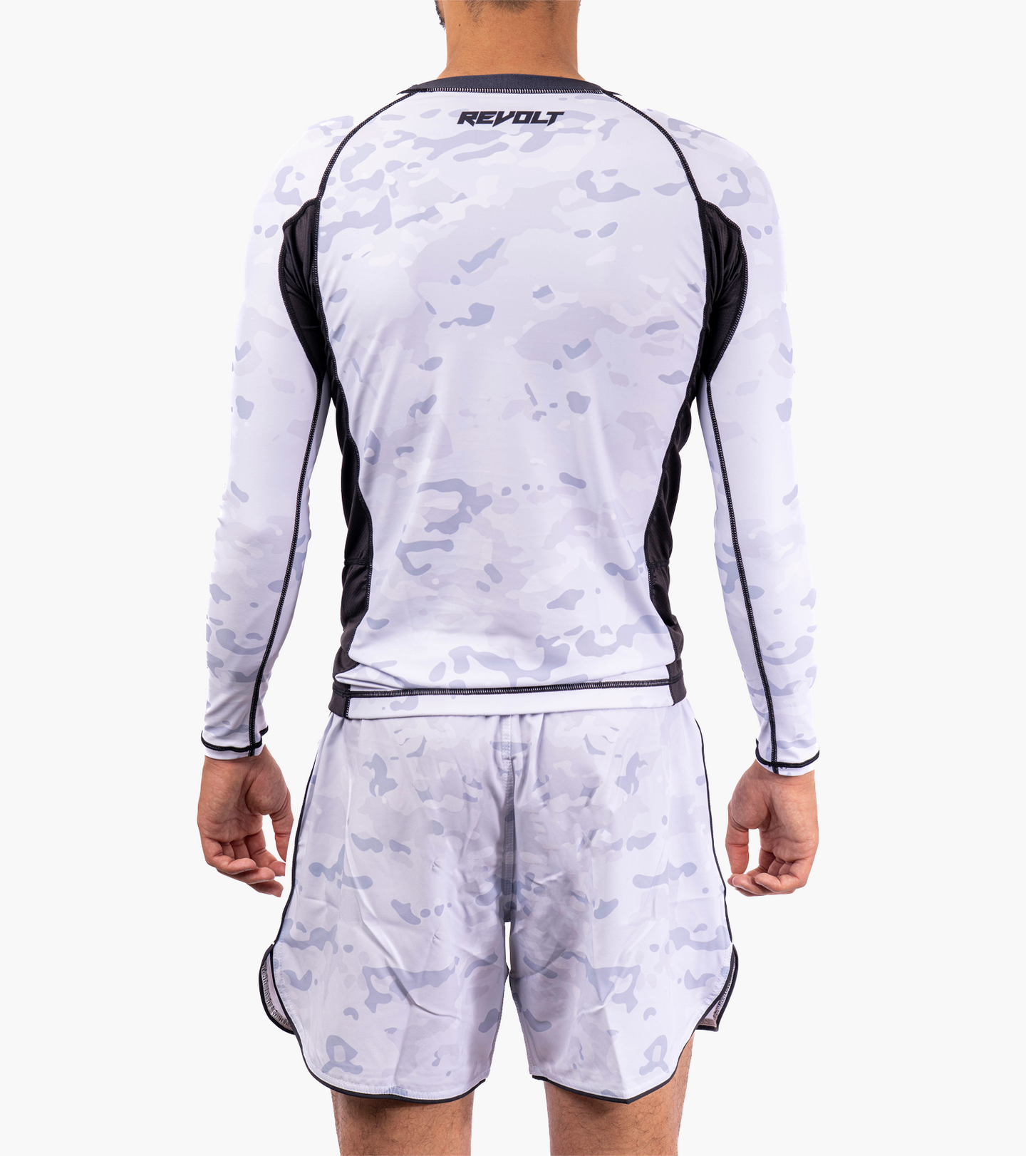 Revolt ARTIC/BLACK Camo Rashguard LS