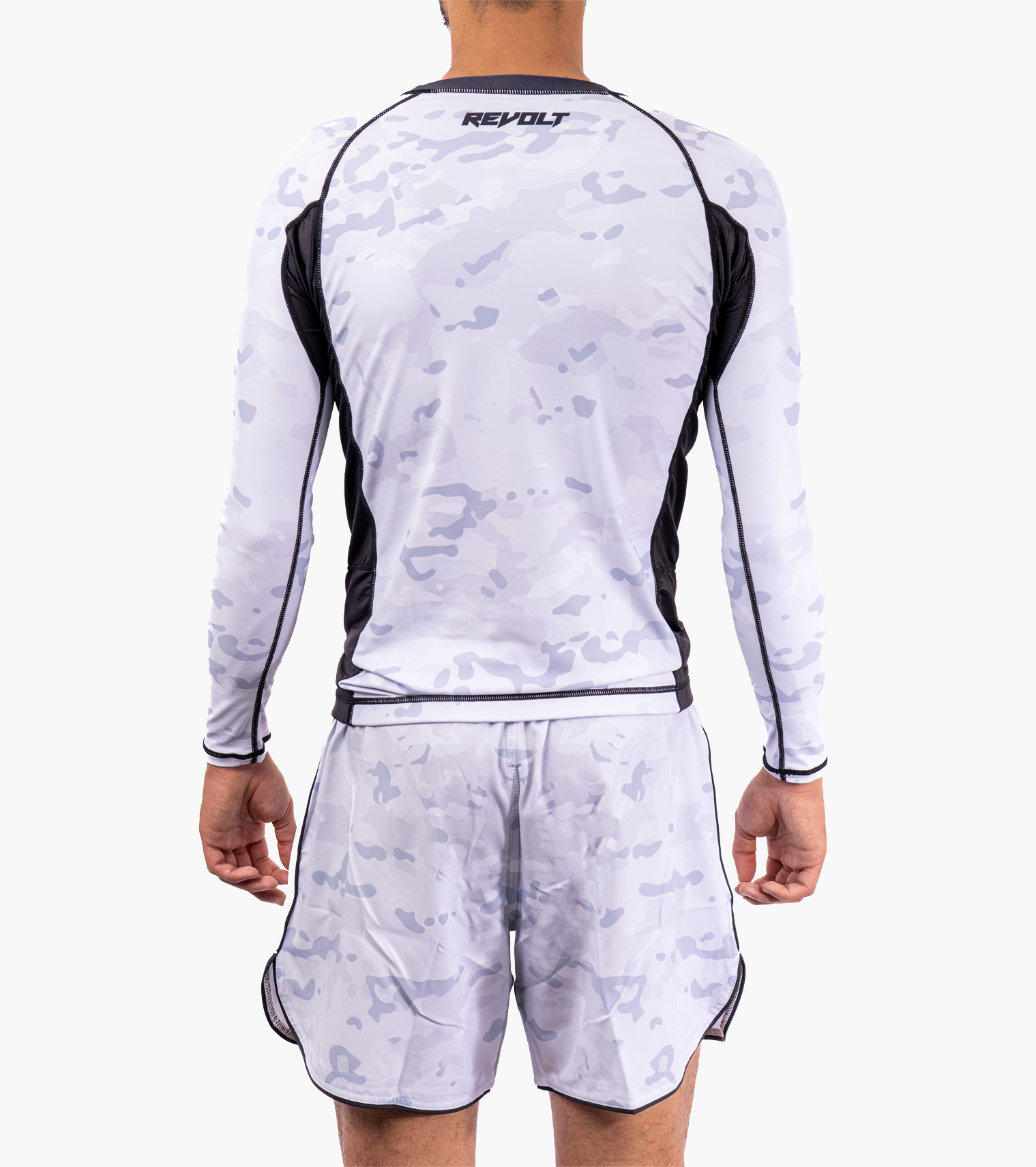 Revolt ARTIC/BLACK Camo Rashguard LS