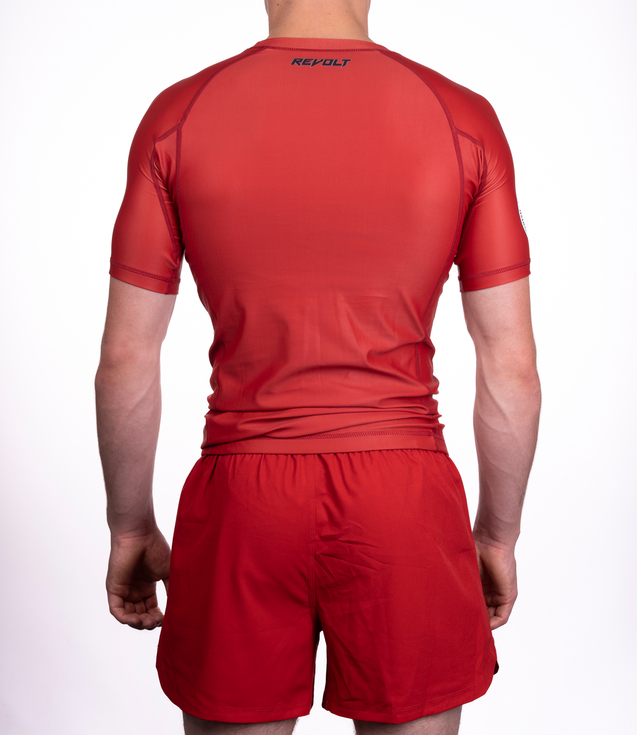 Short Sleeve Rashguard Red