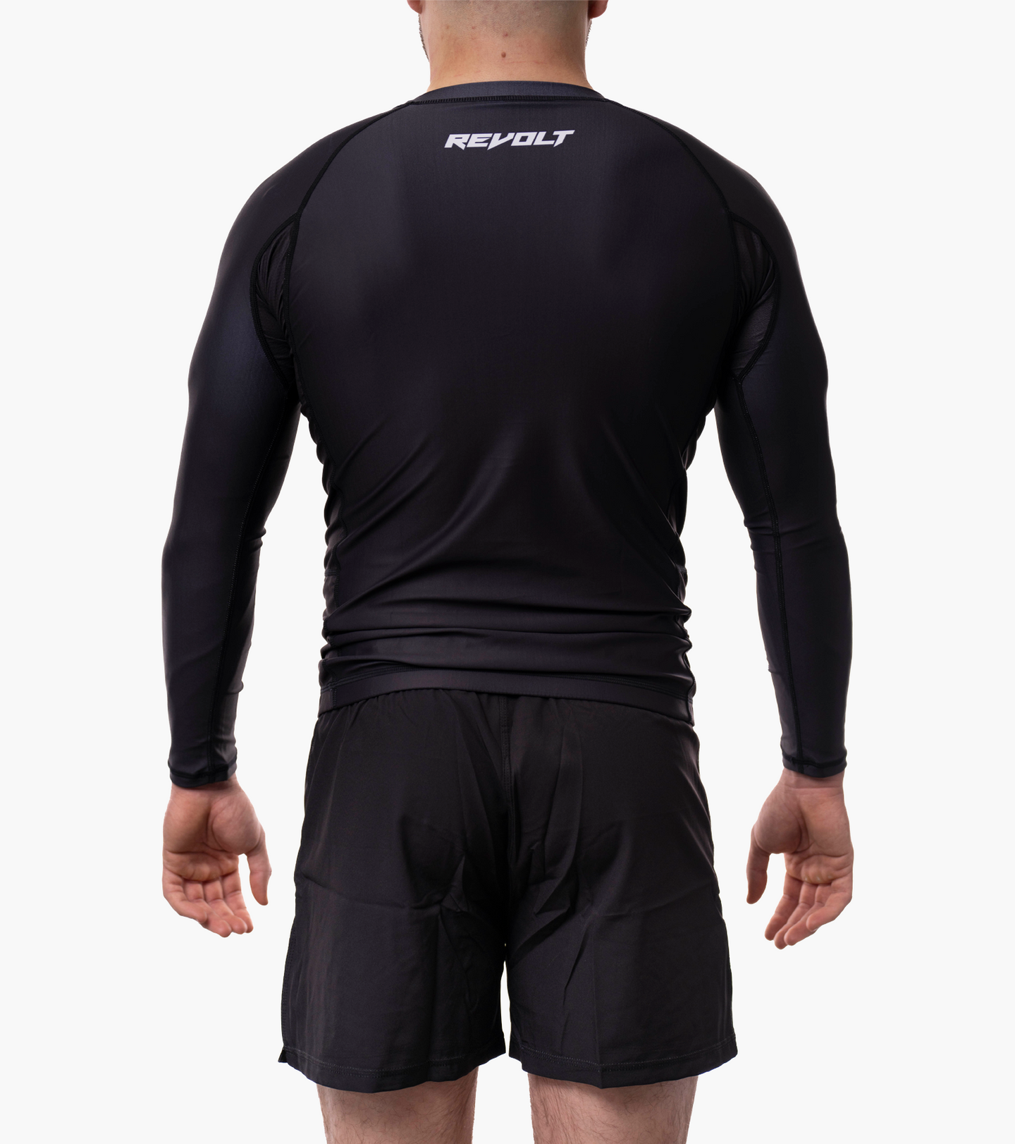 Revolt Básico Negro Rashguard