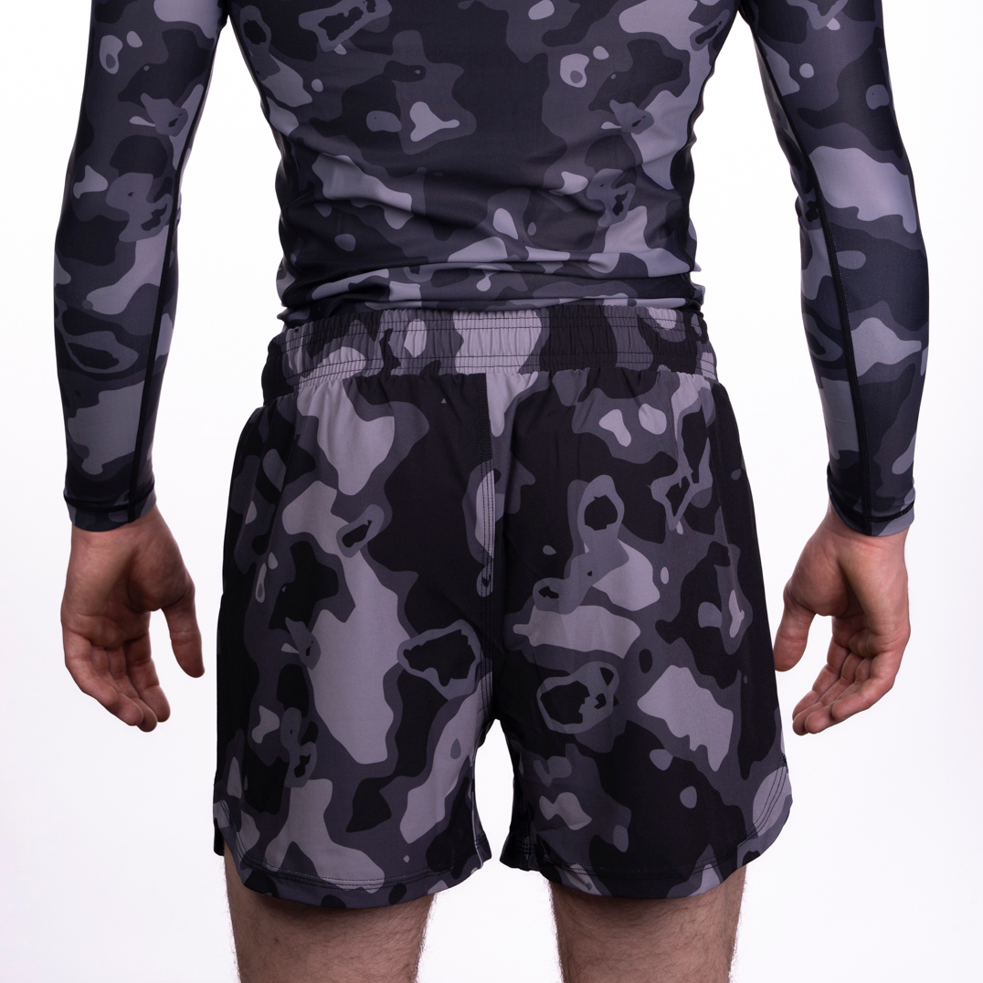 Fight Shorts Camo Black