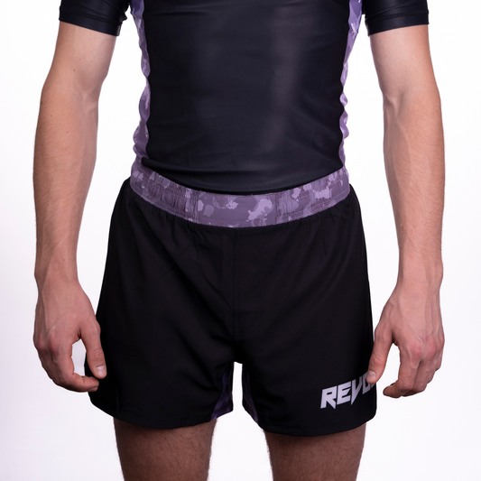 Fight Shorts Camo Purple