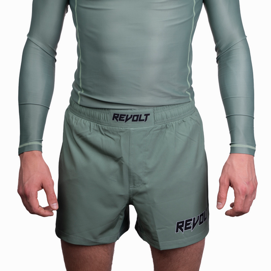 Green Fight Shorts