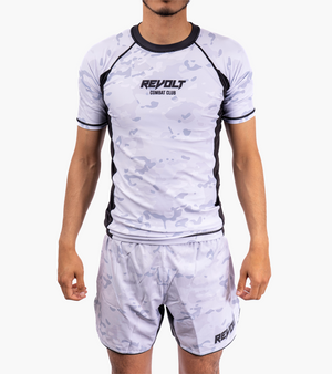 Revolt ARTIC/BLACK Camo Rashguard SS