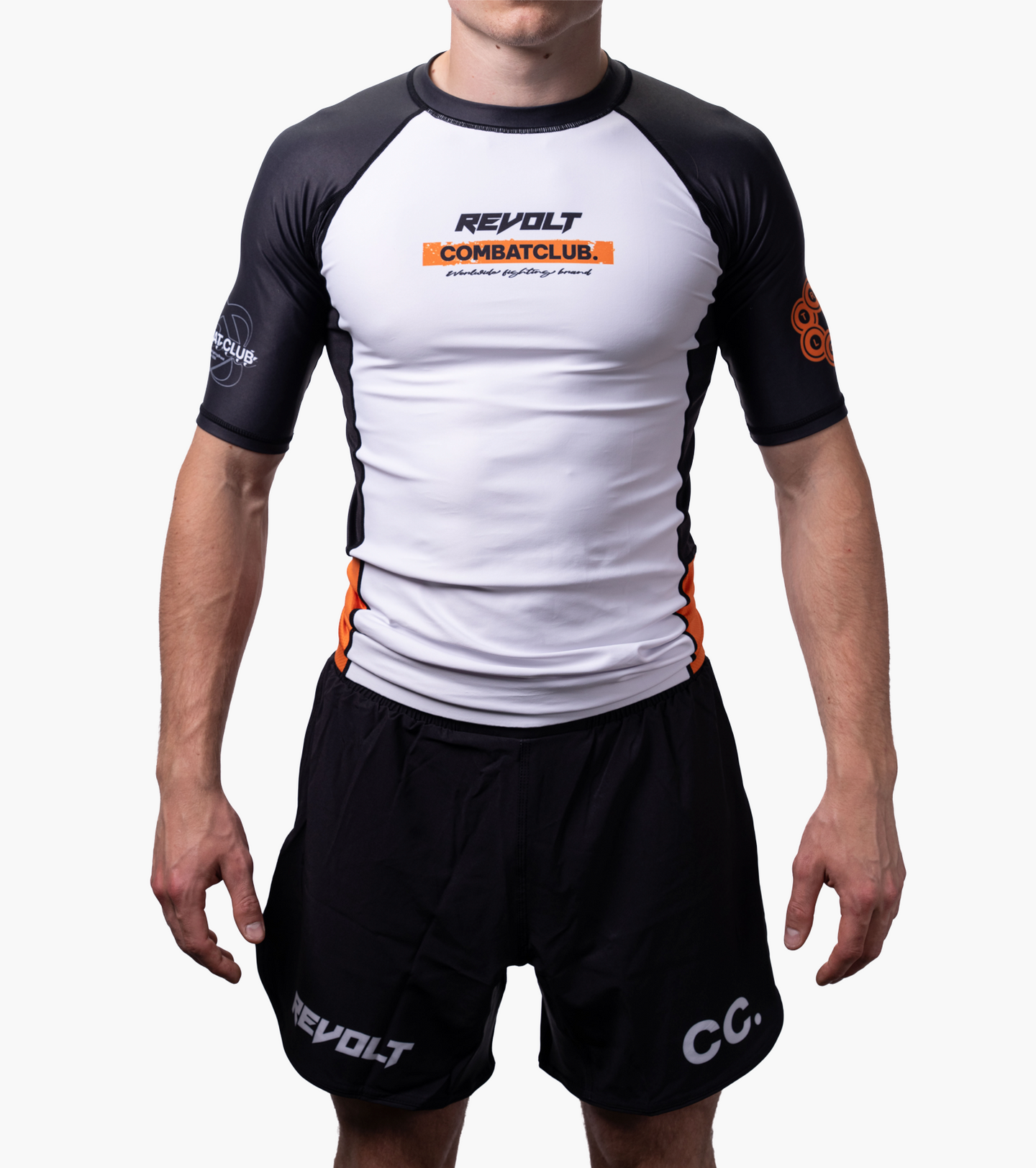 Revolt CC NARANJA Rashguard MC
