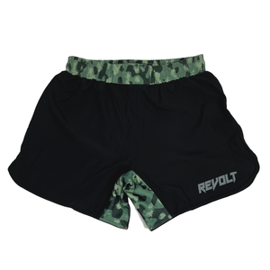 Revolt SWAMP Camo Fight shorts
