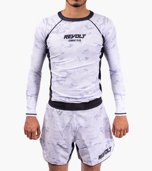 Revolt ARTIC/BLACK Camo Rashguard LS