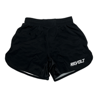 Revolt Basic Black Shorts