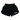 Revolt Basic Black Shorts