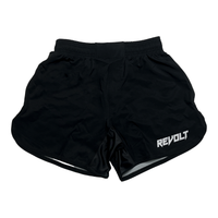 Revolt Basic Black Shorts
