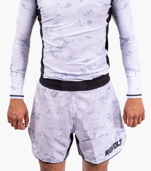 Revolt ARTIC/BLACK Camo Fight shorts